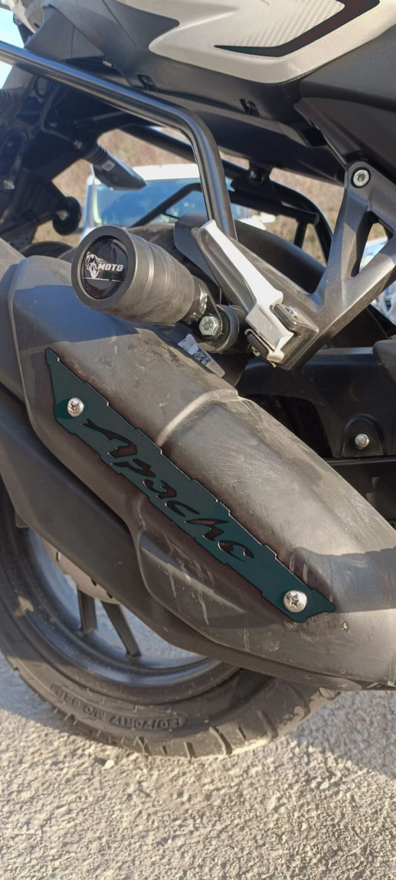 APACHE RTR 200 UYUMLU EGZOZ GÖRSEL YAZI