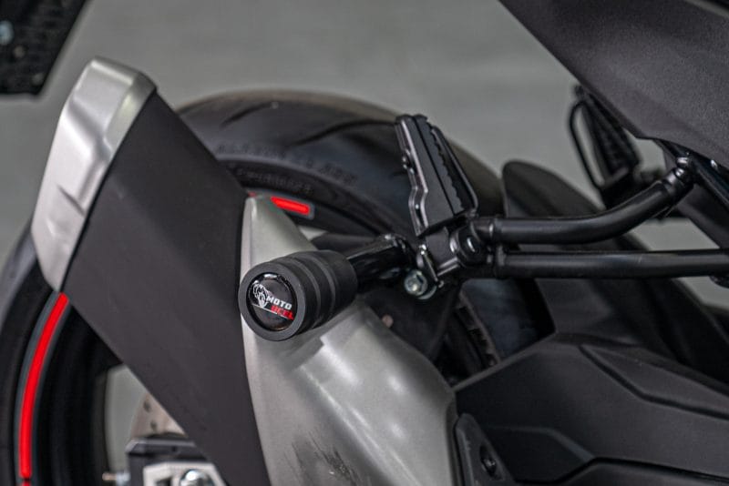 450 NK - TVS RİDER ve HONDA NX 500 UYUMLU EGZOZ KORUMA TAKOZU