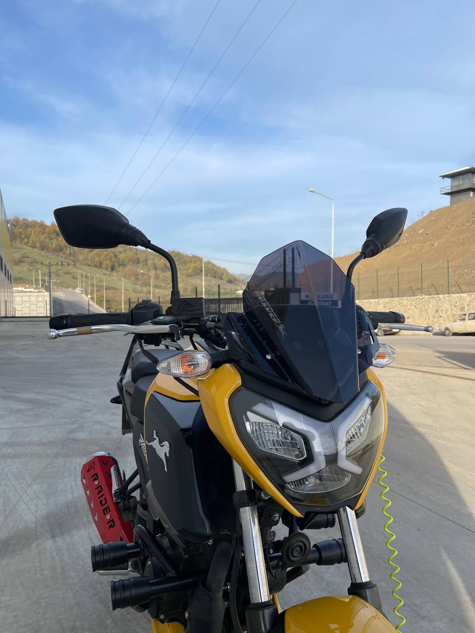 RAİDER 125 UYUMLU SPOR CAM