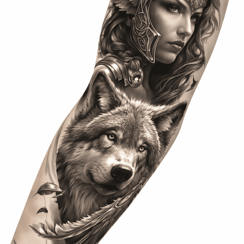 KOL ÇORABI DÖVME DESENLİ(TEK KOL) 05