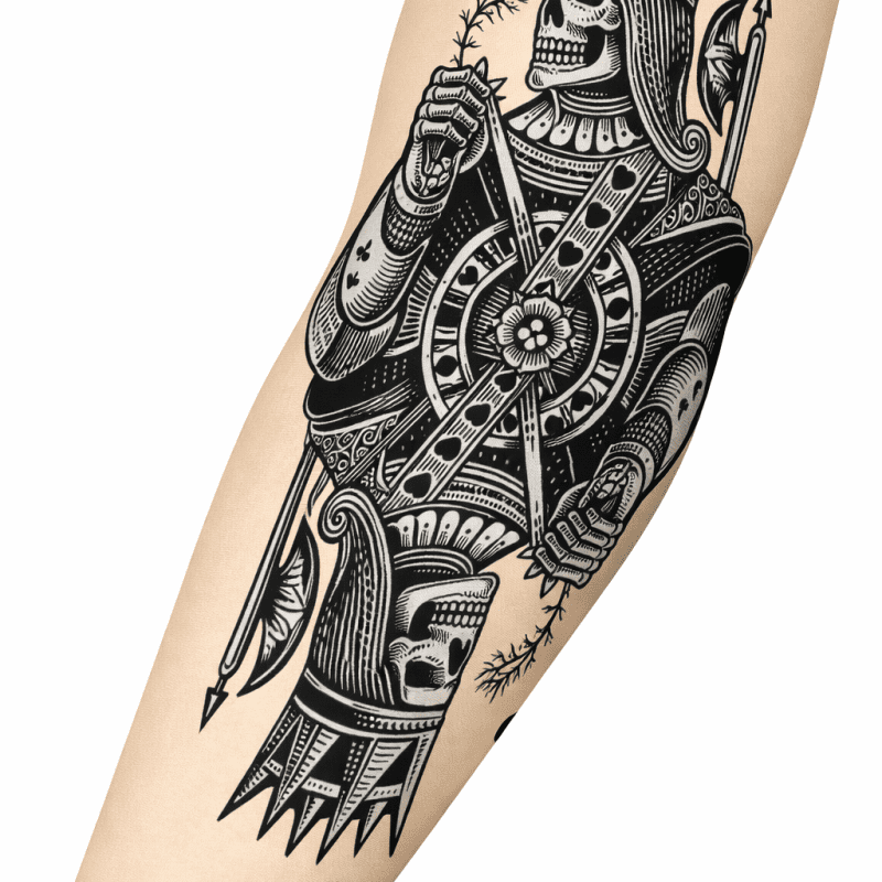 KOL ÇORABI DÖVME DESENLİ(TEK KOL) 14