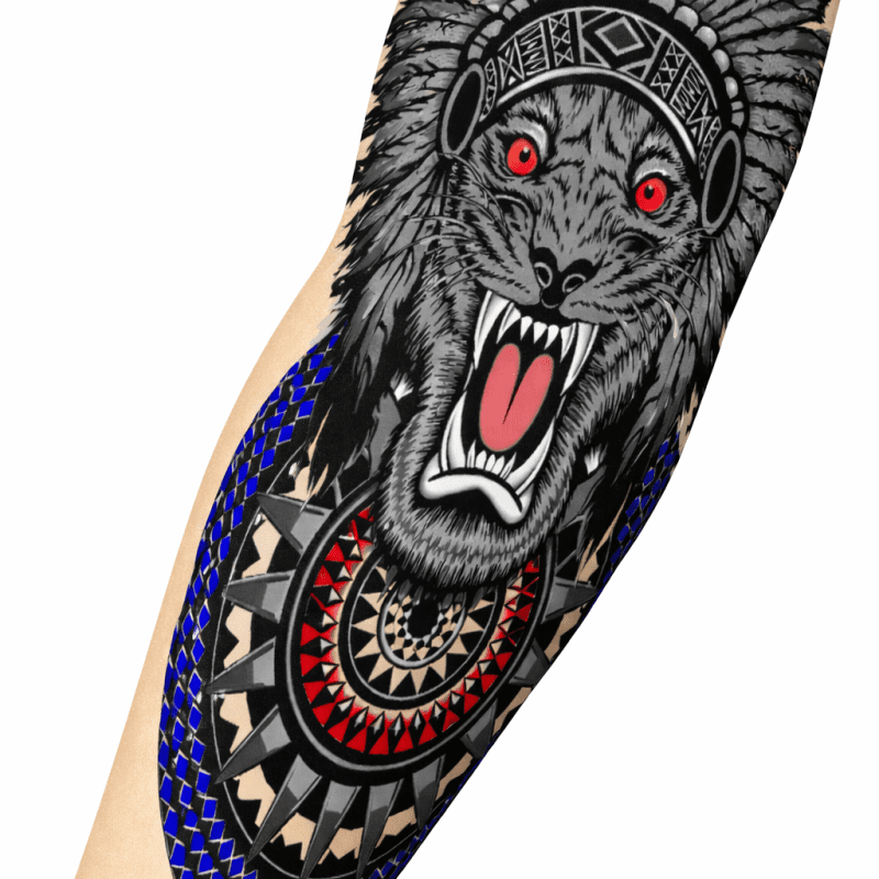 KOL ÇORABI DÖVME DESENLİ(TEK KOL) 17