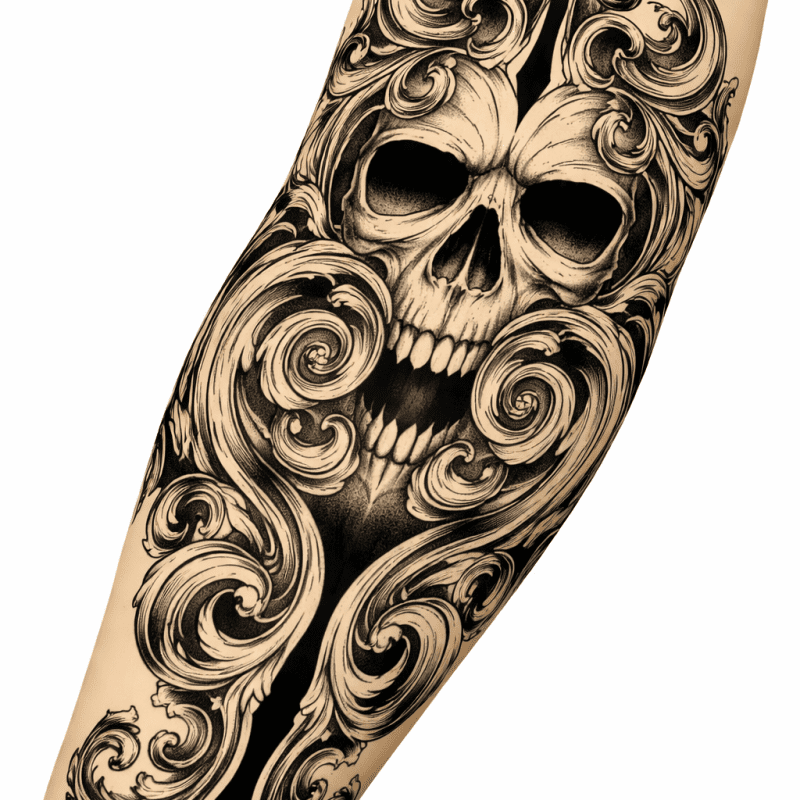 KOL ÇORABI DÖVME DESENLİ(TEK KOL) 19