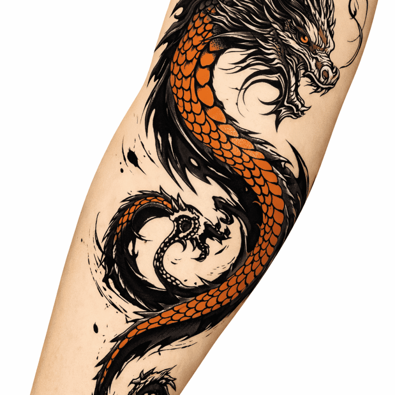 KOL ÇORABI DÖVME DESENLİ(TEK KOL) 26