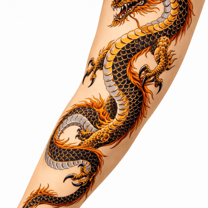 KOL ÇORABI DÖVME DESENLİ(TEK KOL) 27